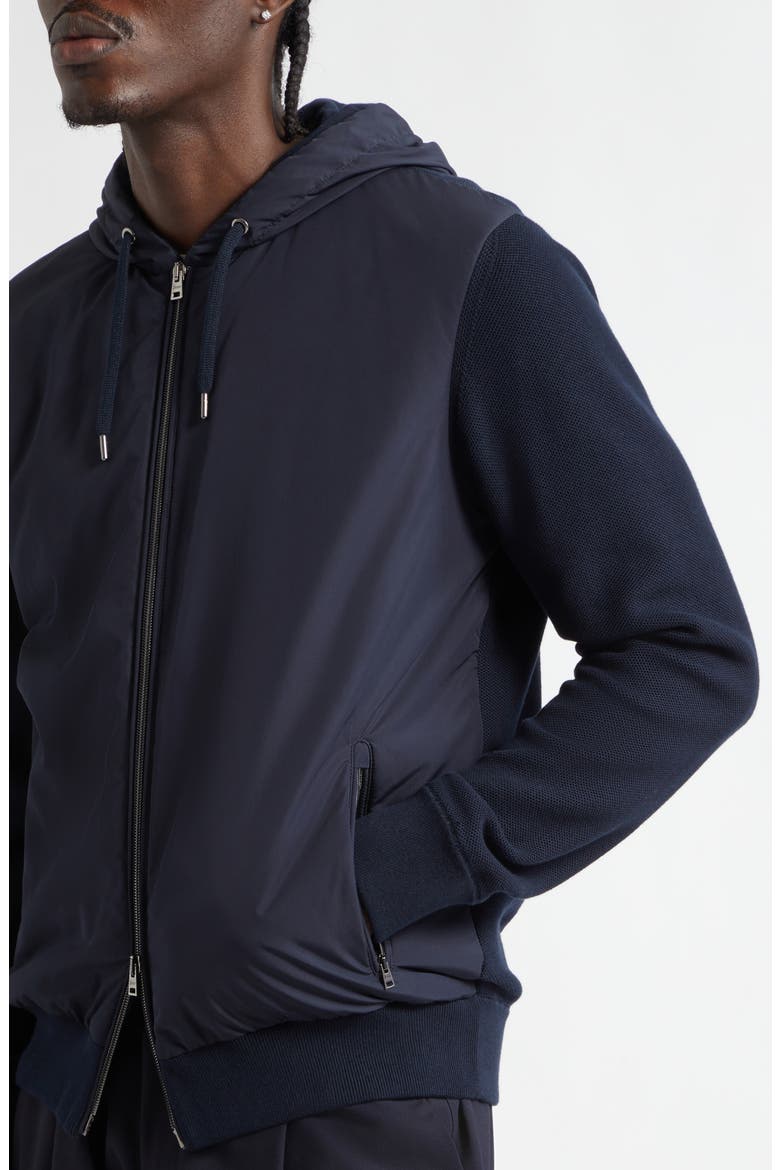 Hybrid Hooded Jacket, Alternate, color, 9201 NAVY