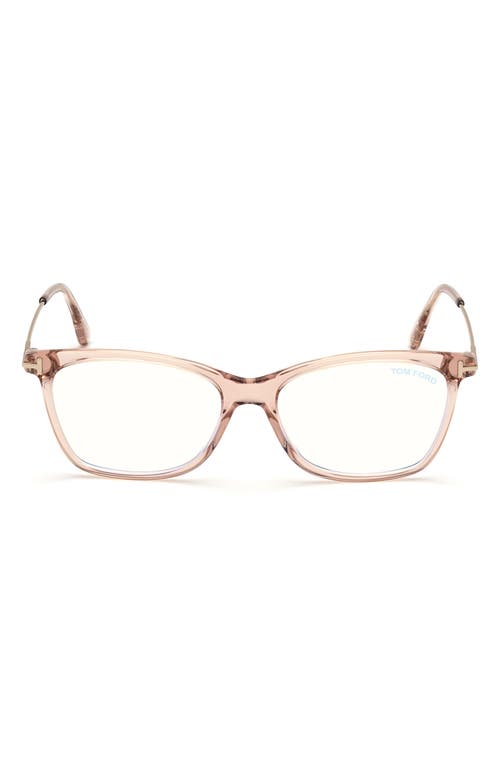 Tom Ford 50mm Square Optical Glasses In Multi