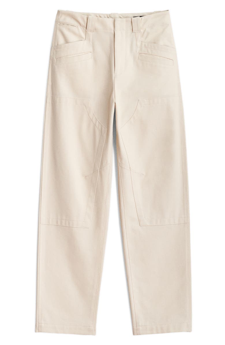 rag & bone Malia Twill Cargo Pants, Alternate, color, Ecru