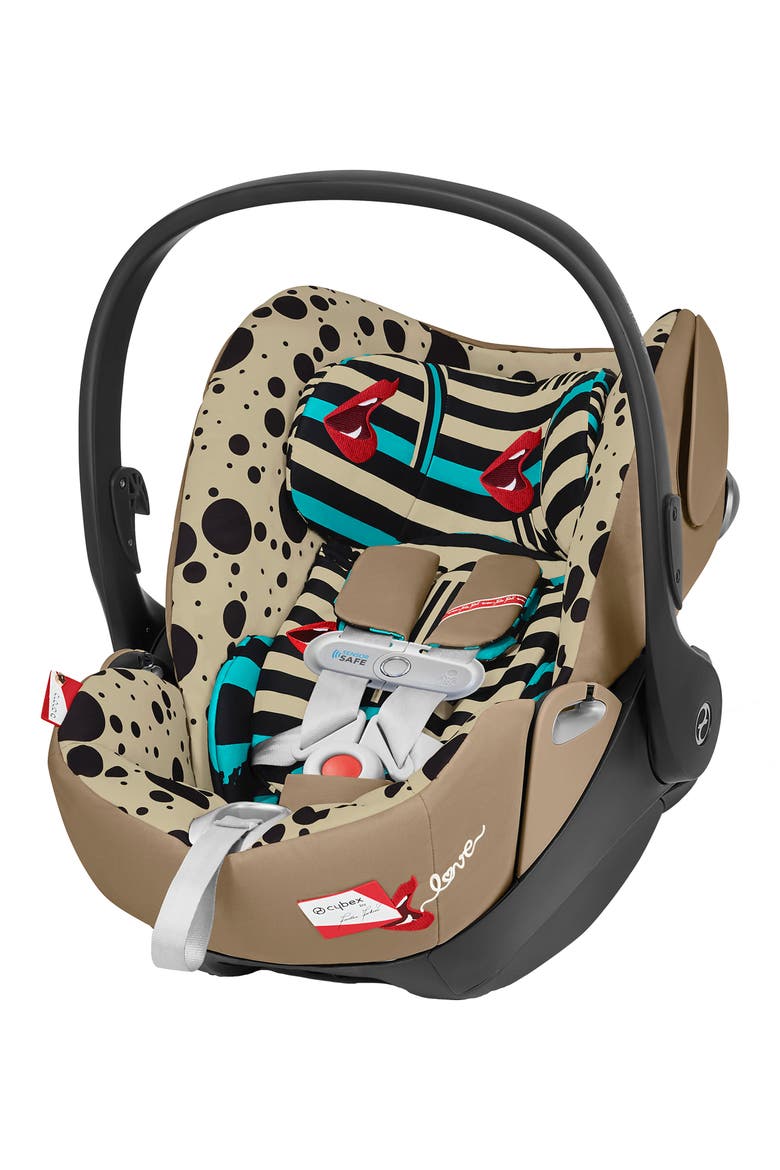 x Karolina Kurkova Cloud Q Infant Car Seat & Base, Alternate, color, MULTICOLOR