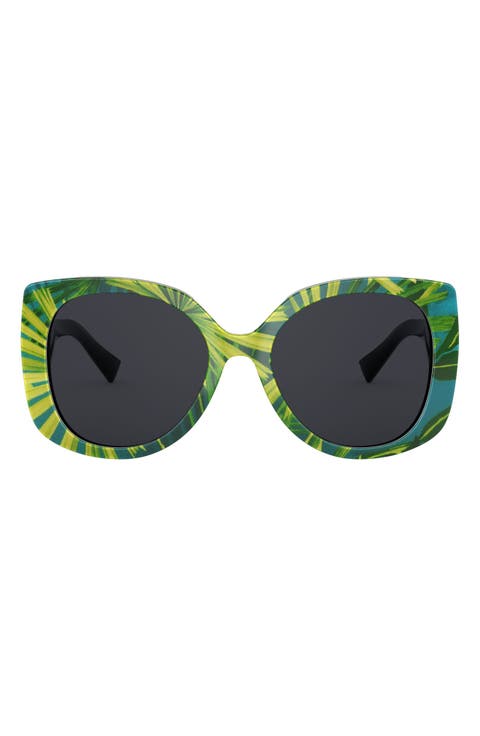 56mm Butterfly Sunglasses