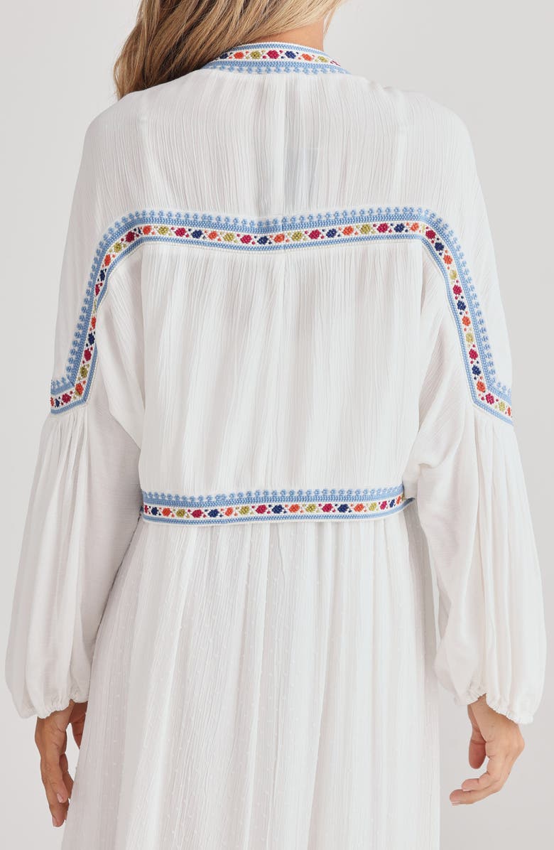 Talisman the Label Carnival Embroidered Detail Bolero Jacket, Alternate, color, Off White