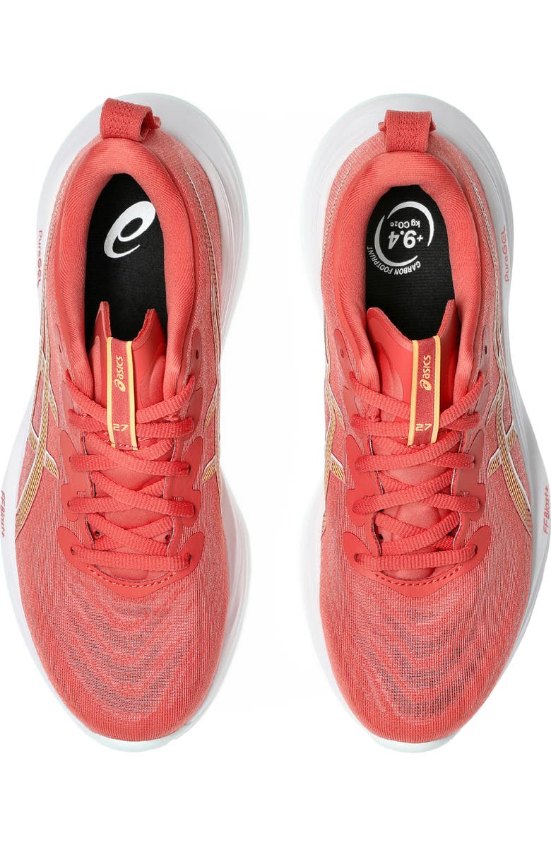 ASICS<sup>®</sup> GEL-CUMULUS<sup>®</sup> 27 Running Shoe, Alternate, color, Dark Pink Clay/ Cream