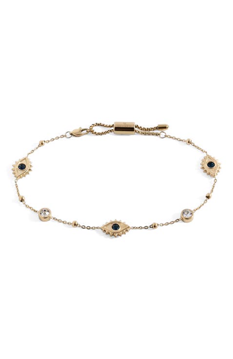 Evil Eye Crystal Anklet