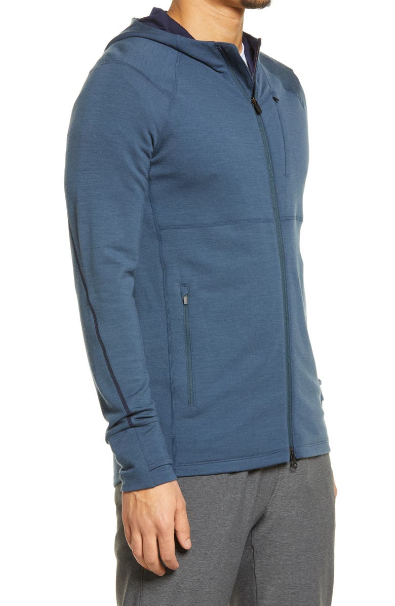 Icebreaker Quantum II Zip Hoodie, Alternate, color, 