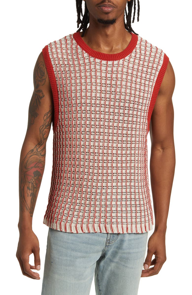 PacSun Crochet Ocean Sweater Tank, Main, color, 