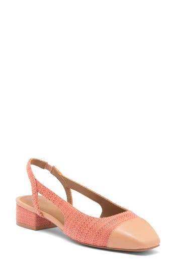 Nordstrom Rack Blaire Slingback Pump In Coral - Tan