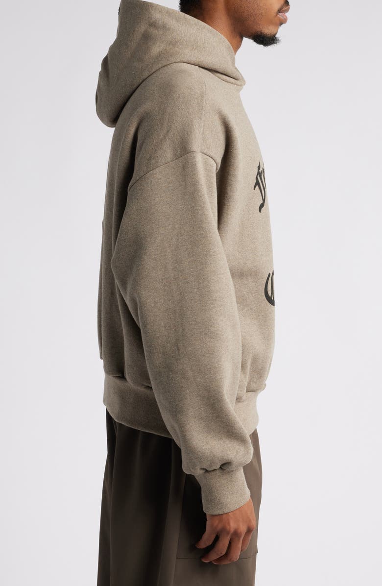 Fear of God Essentials Heavyweight Fleece Shrunken Hoodie, Alternate, color,