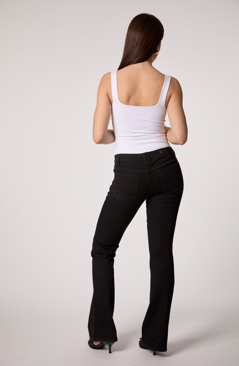 BLUE REVIVAL Y2K Low Rise Boot Cut Jean, Alternate, color, Black