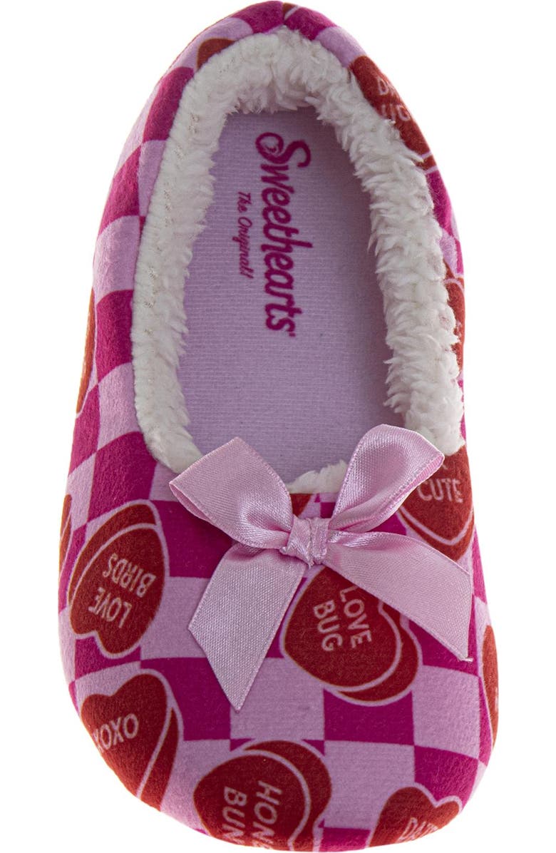 SweetHearts Plush Pink Slippers 11-5, Alternate, color,