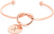 MESHMERISE Love Knot Initial Bracelet