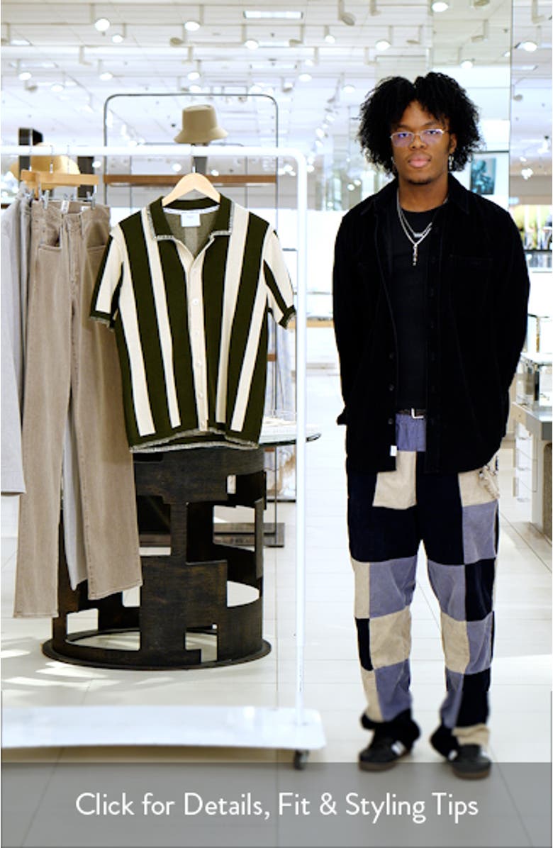 Stripe Knit Camp Shirt, sales video thumbnail