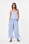 selected Blue Multi Stripe
