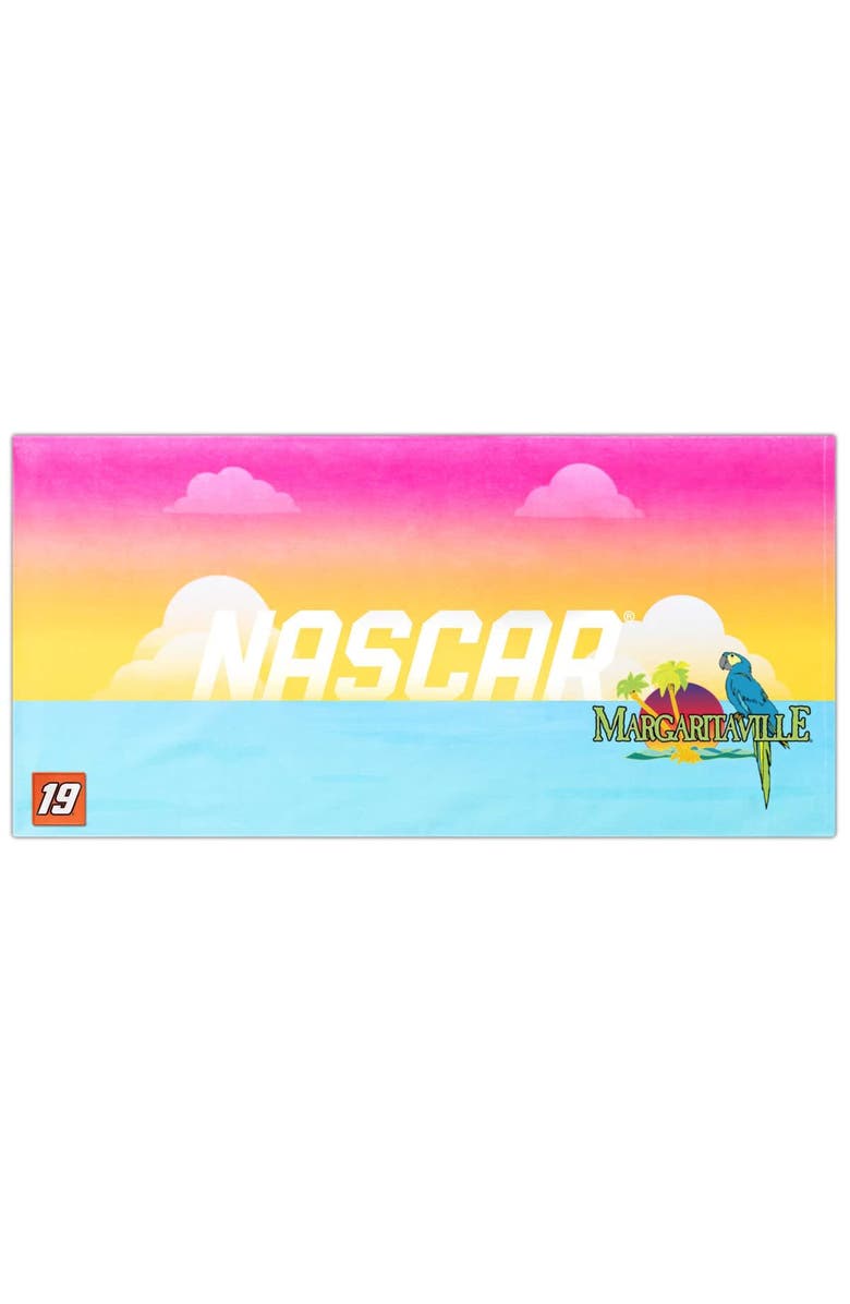 Margaritaville Martin Truex Jr 30'' x 60'' Beach Towel, Main, color, Light Blue