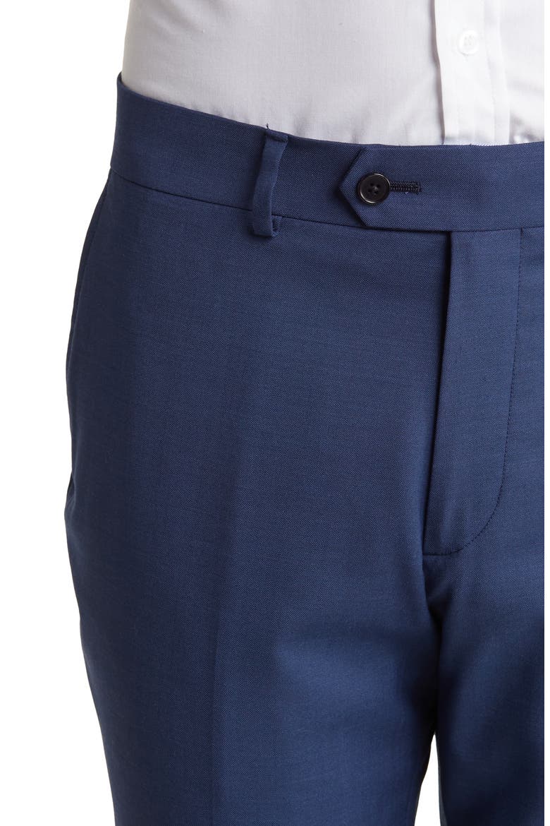 2-Piece Jacket & Pants Wool Blend Suit Set, Alternate, color, NAVY