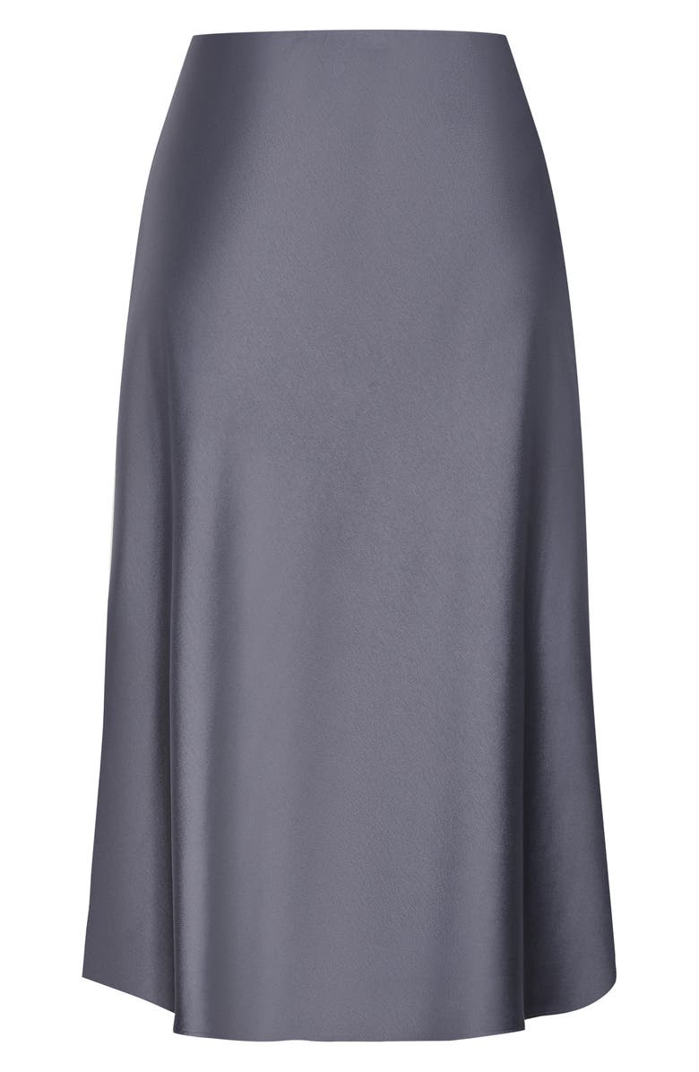 City Chic Miranda Midi Skirt, Alternate, color, Slate