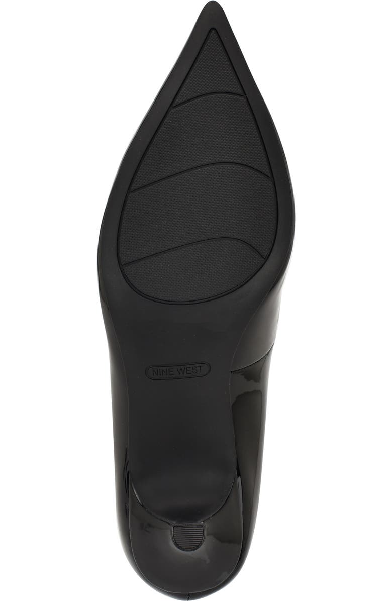 Nine West Sandas Pump, Alternate, color, Black Patent