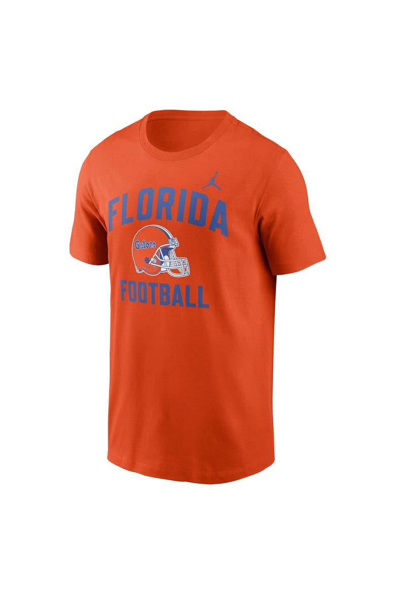 Men's Jordan Brand Orange Florida Gators Campus Football Helmet T-Shirt, Alternate, color, Orange