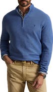 Polo Ralph Lauren Big & Tall Pima Cotton 1/2-zip Sweater