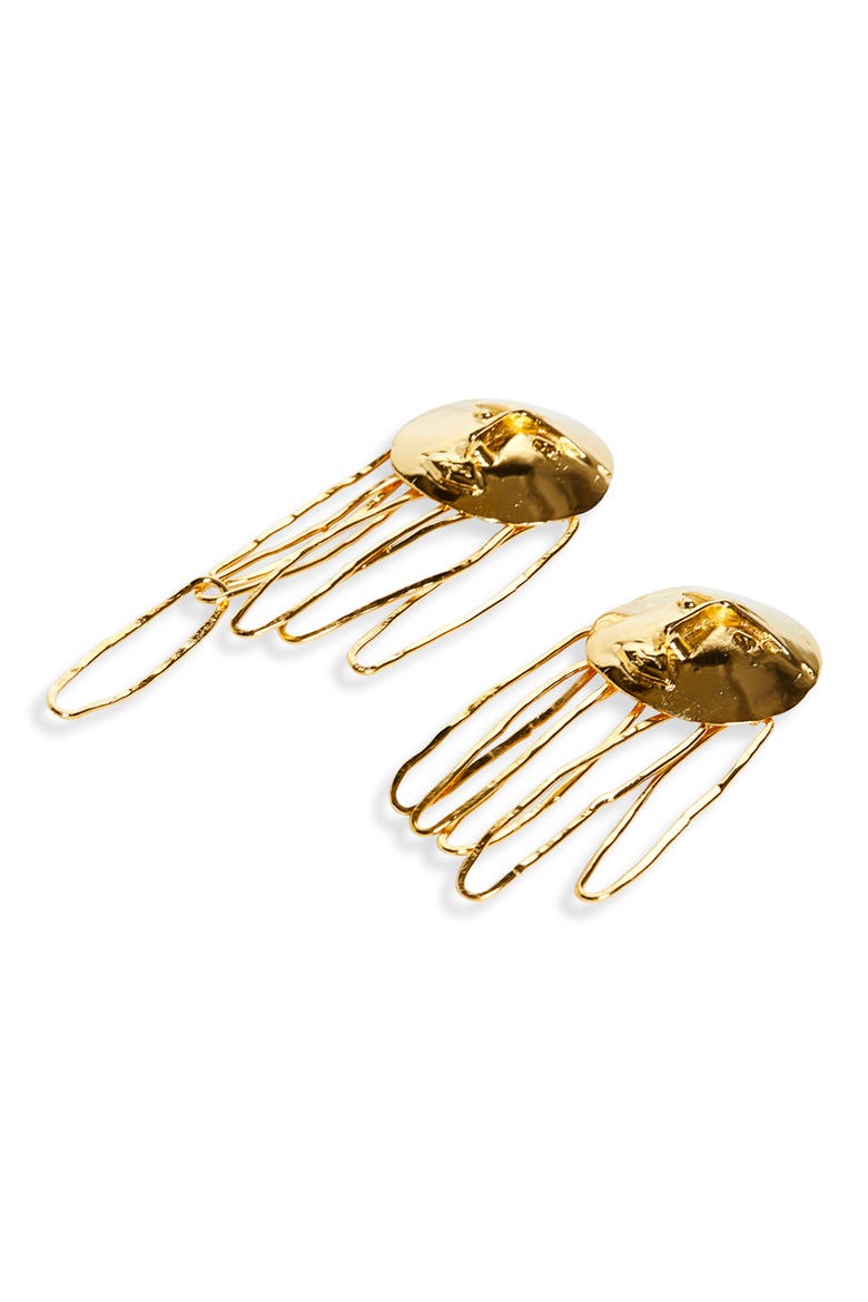 L'Enchanteur Sunburst Godhead Earrings (Nordstrom Exclusive), Alternate, color, GOLD PLATED