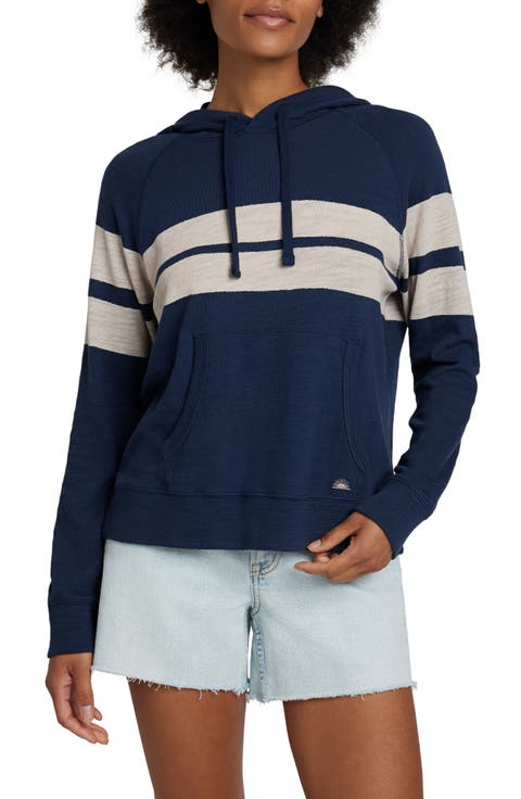 Sunwashed Stripe Slub Organic Cotton Hoodie