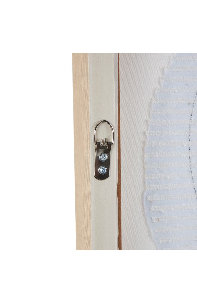 GINGER BIRCH STUDIO Brown Abstract Line Circle Wooden Framed Wall Art, Alternate, color, Brown