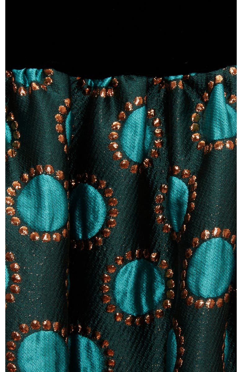 La DoubleJ Big Dress, Alternate, color, Jacquard Winter Sun Emerald