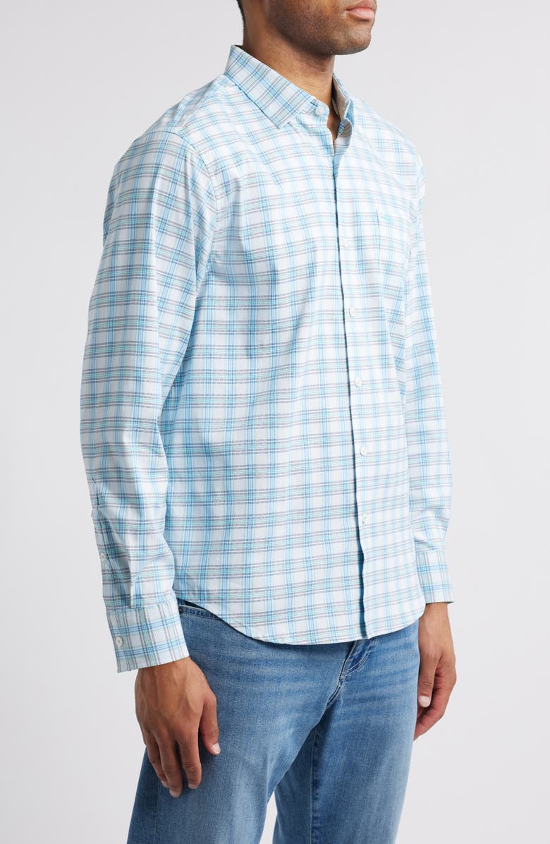 Tommy Bahama Sarasota Stretch San Marcos Check IslandZone<sup>®</sup> Button-Up Shirt, Alternate, color,