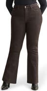 WARP+WEFT NAO Coated High Waist Bootcut Jeans