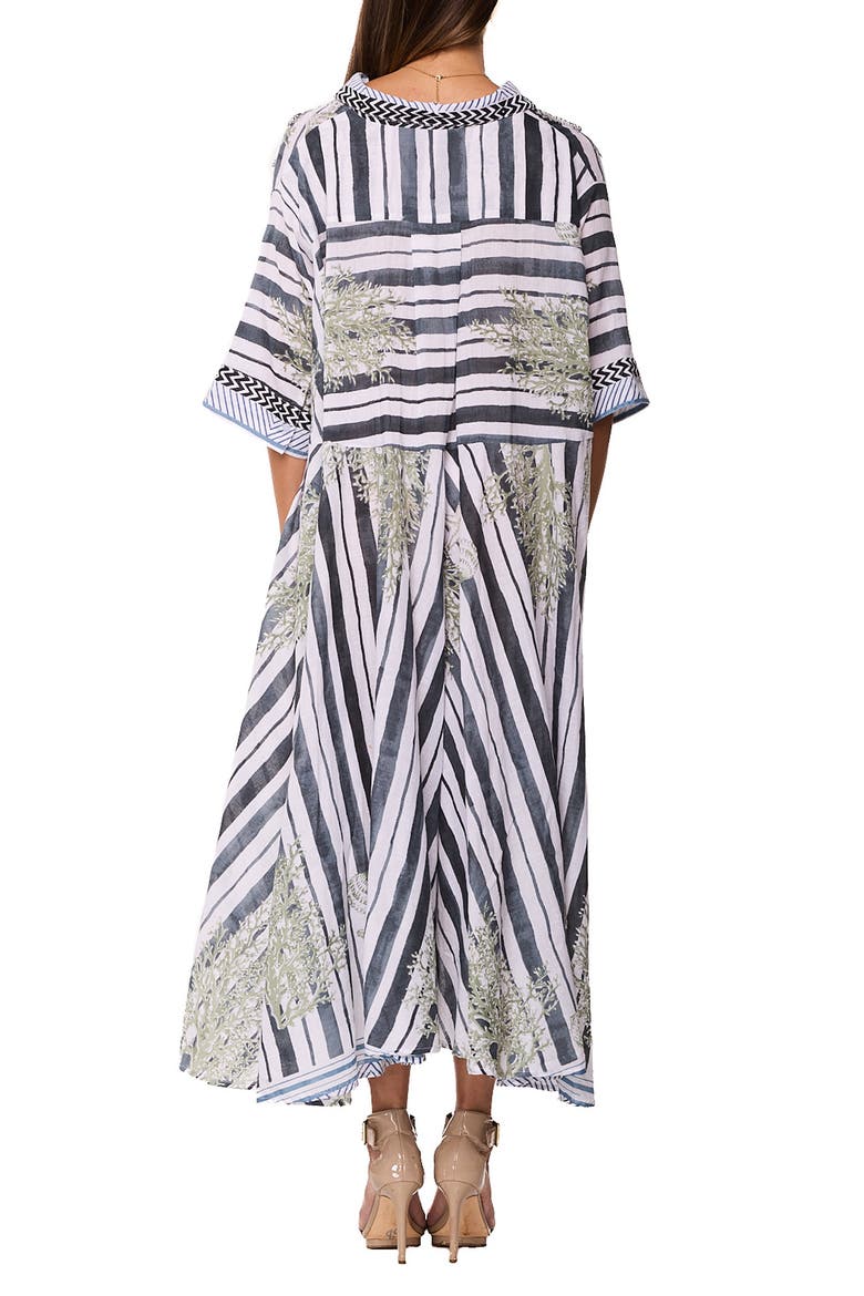 Shell High-Low Shirtdress, Alternate, color, WHITE