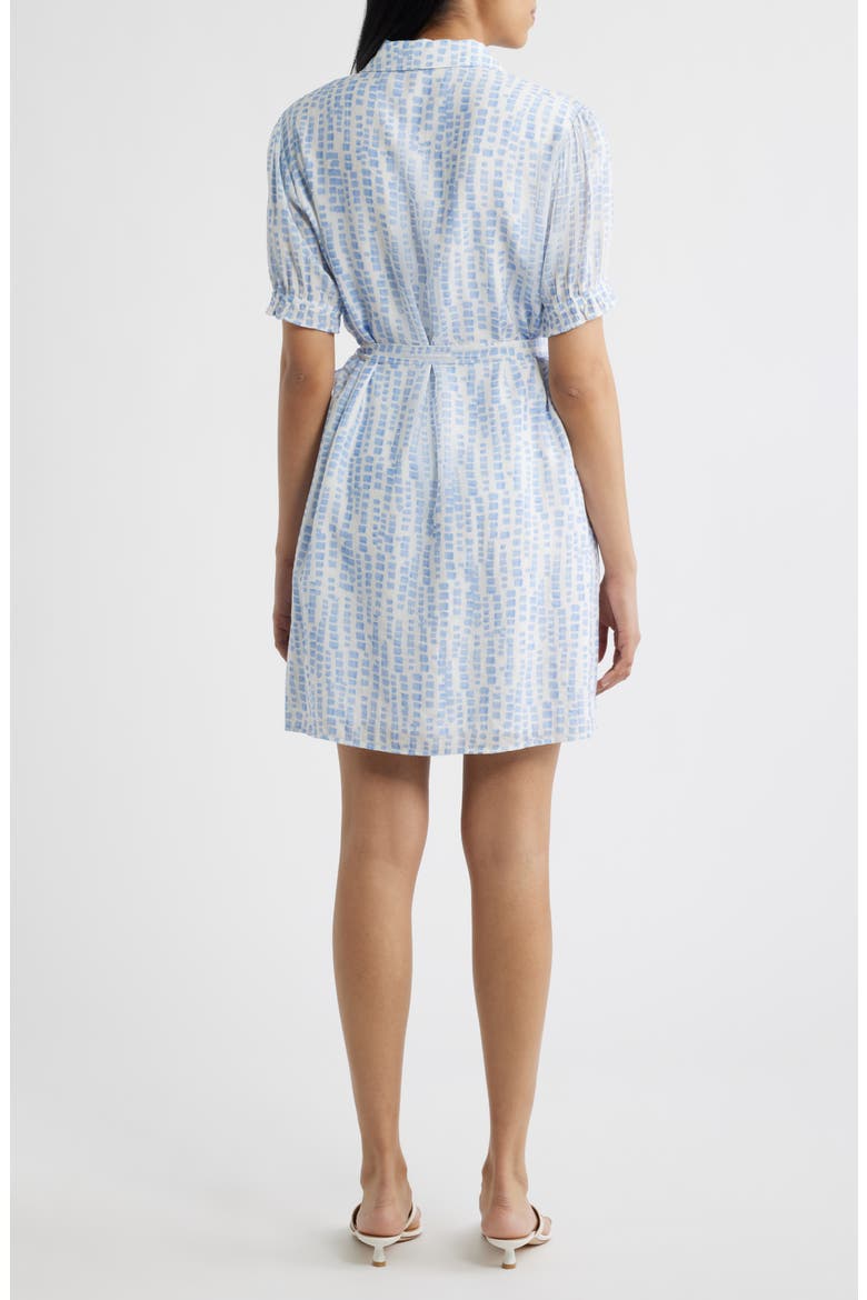 Block Print Belted Minidress, Alternate, color, SALTWATER BLOCKS