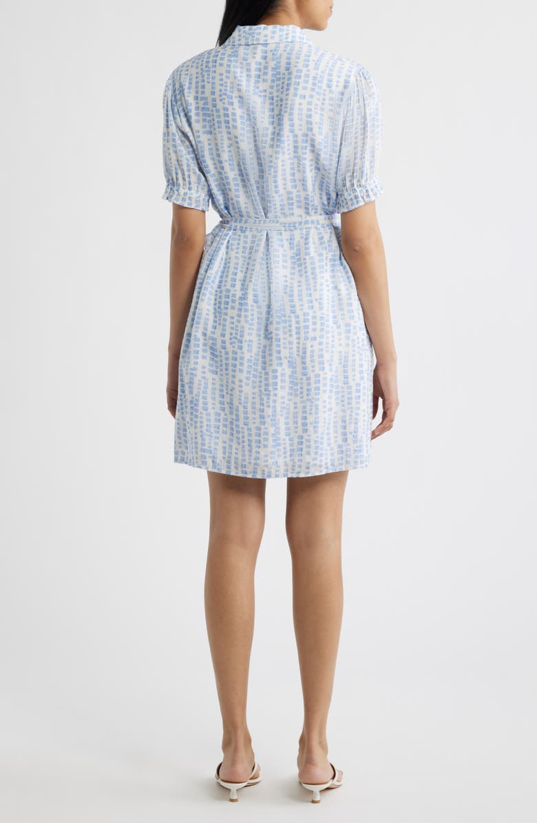Cloth & Stone Block Print Belted Minidress, Alternate, color, Saltwater Blocks