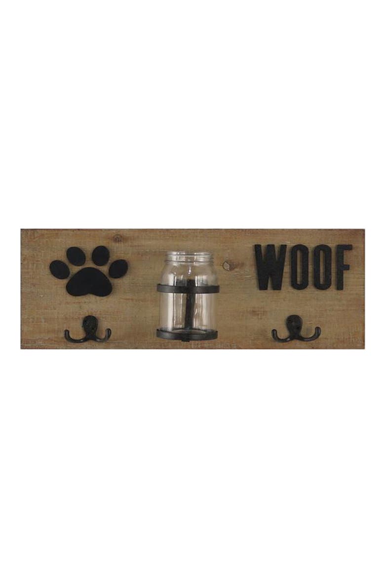 Dog Treats & Leash Wall Hooks, Main, color, BROWN