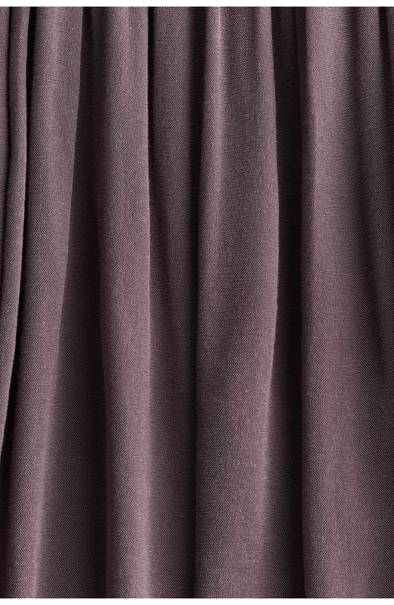 H&M Draped tie-belt pants, Alternate, color, Dark Mauve