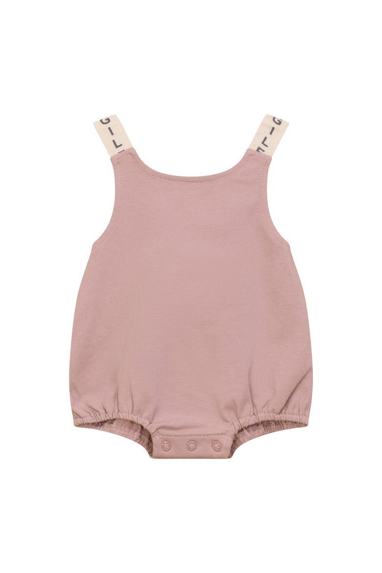 Soft Cotton Fragile Romper, Main, color, Mauve