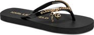 KARL LAGERFELD PARIS Zemira Chain Flip Flop