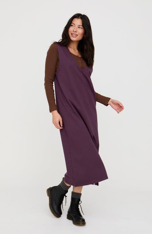 Turtledove London Organic Cotton Quinn Dress In Purple