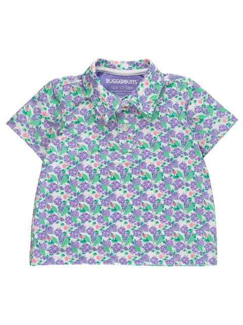 Boys Knit Short Sleeve Performance Polo