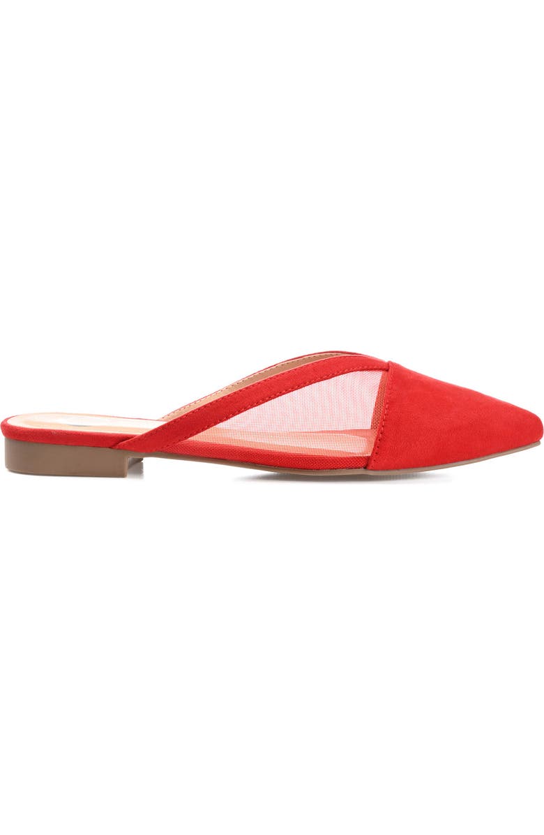 Journee Collection Reeo Mule, Alternate, color, Red