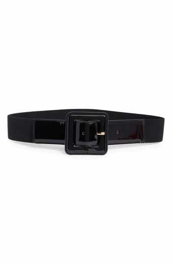 Kate Spade New York 45mm stitched feather edge waist belt