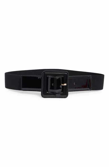 Kate Spade New York 45mm stitched feather edge waist belt