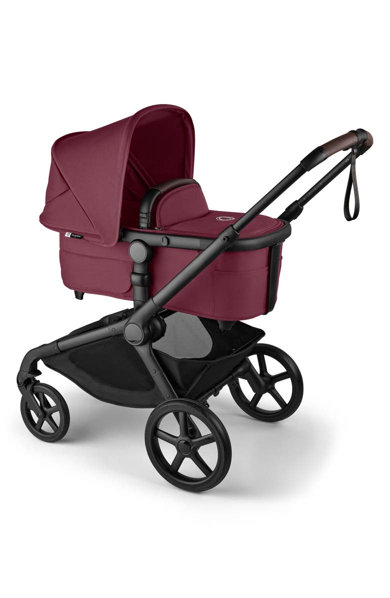 Bugaboo Kangaroo Single-to-Double Stroller with Bassinet, Alternate, color, Dark Cherry