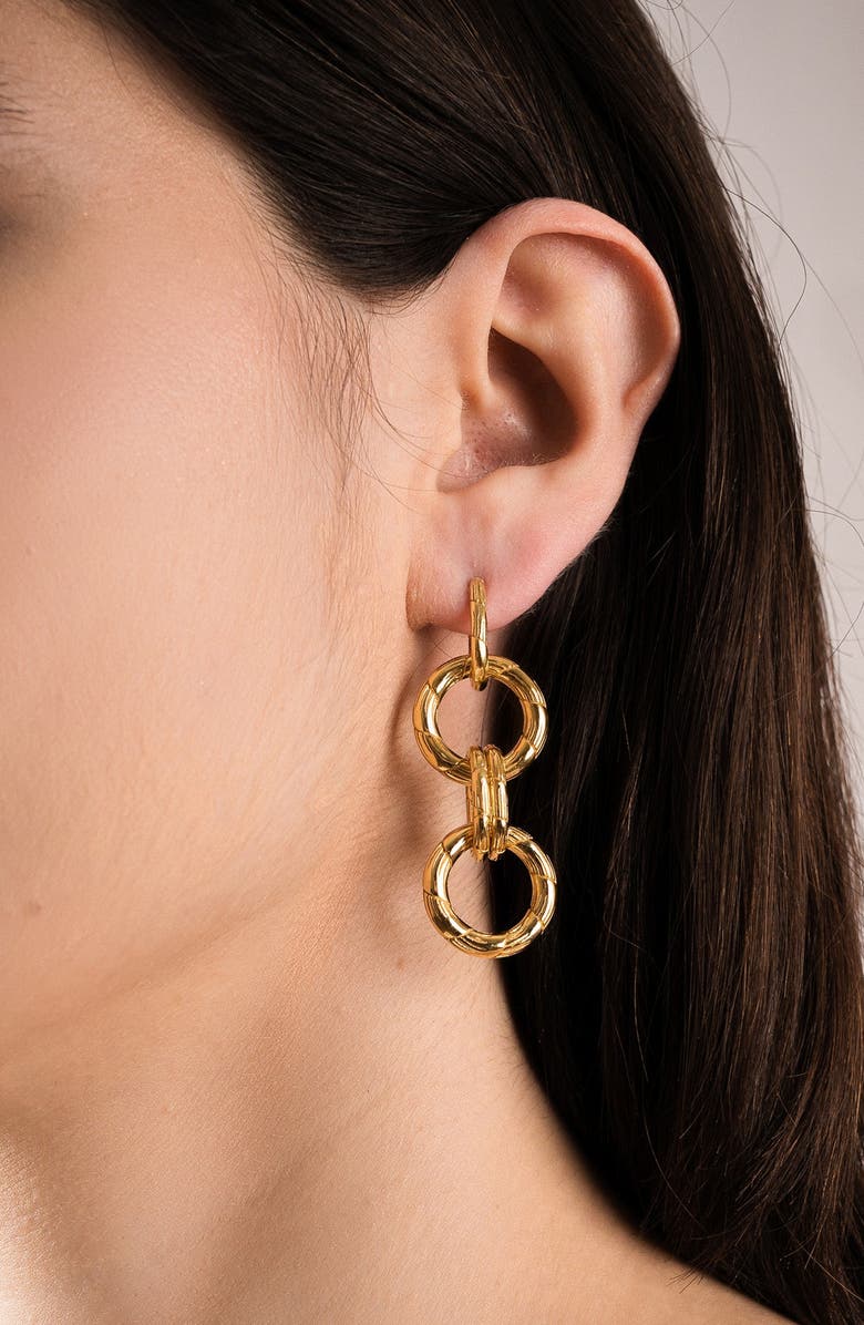 Samantha Siu - New York Eternity Earrings, Alternate, color, Gold