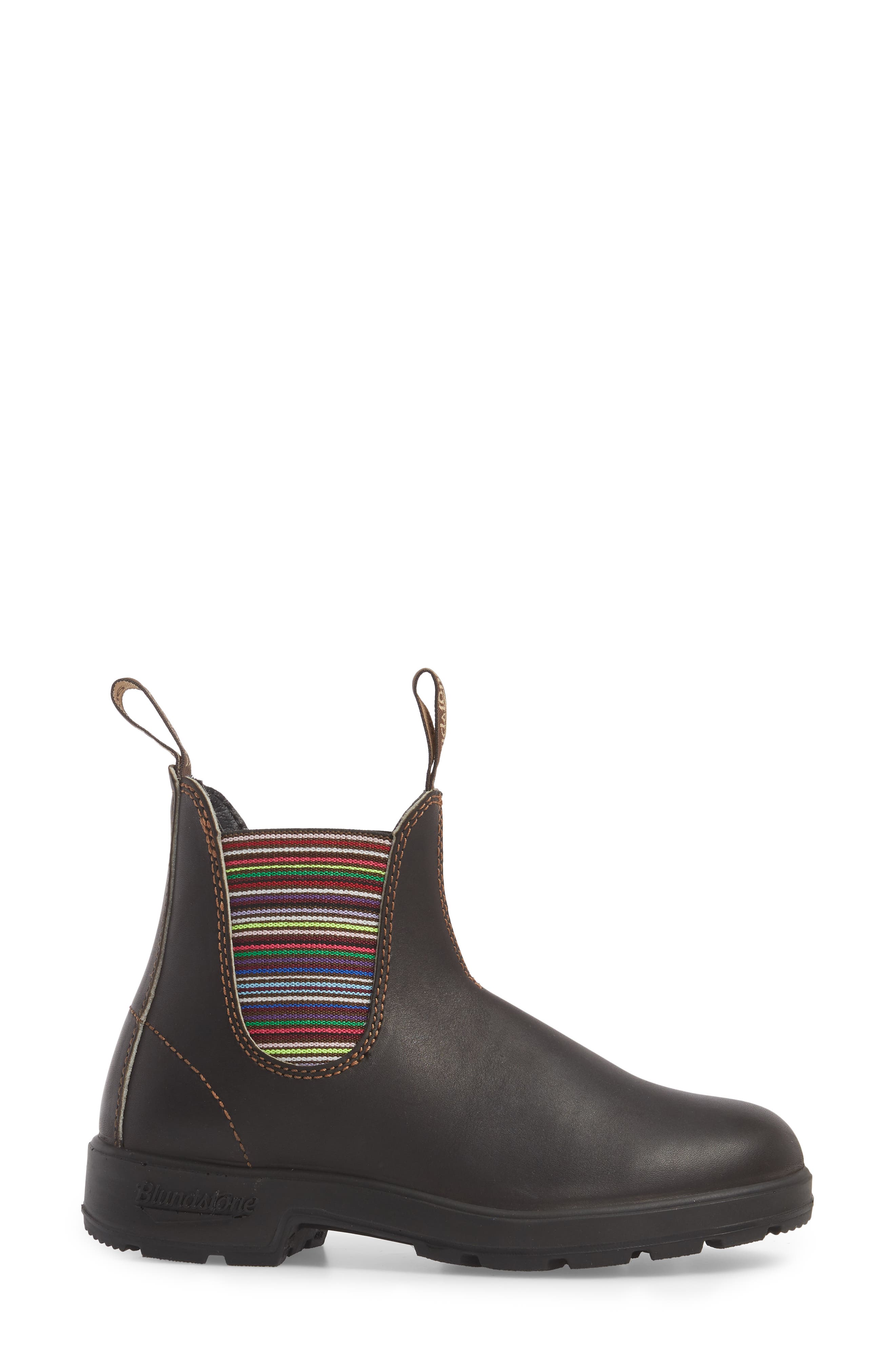Gender Inclusive Black Chelsea Boot, Alternate, color, BROWN/MULTI