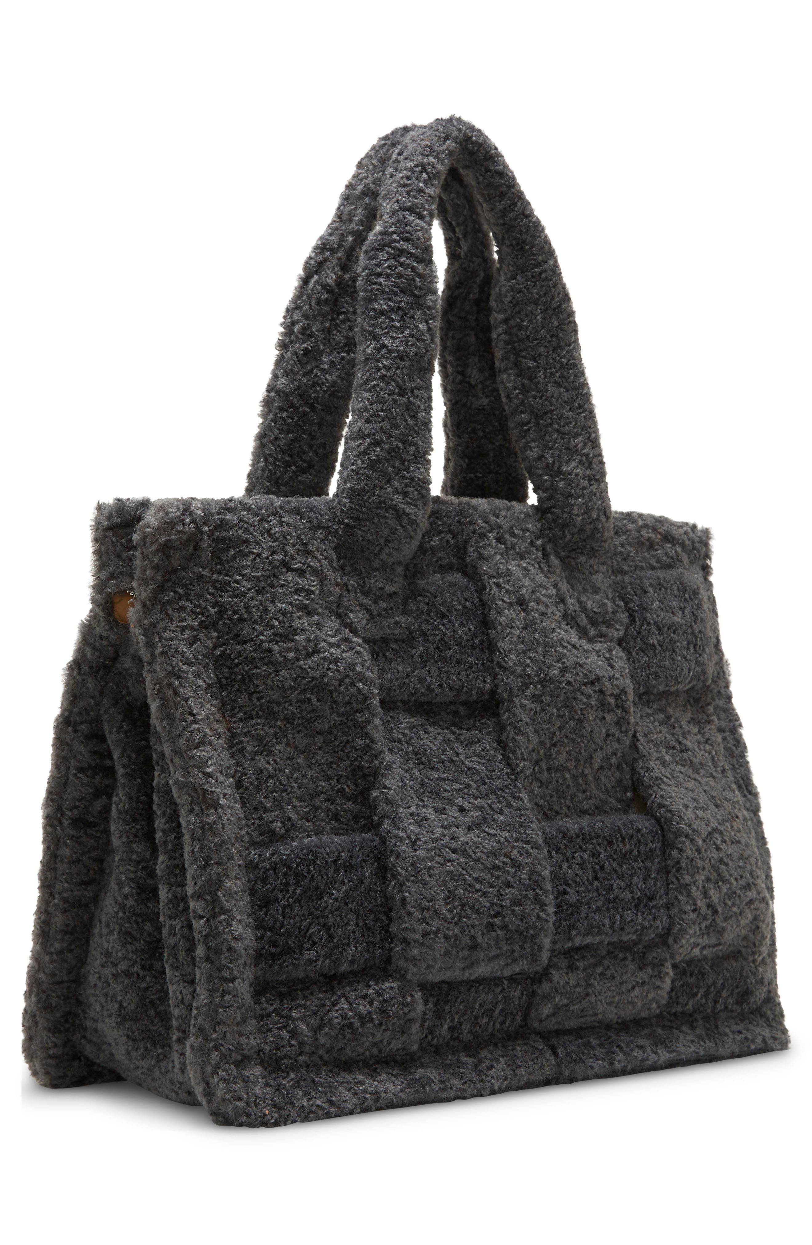 Vince Camuto Orla Faux Shearling Tote, Alternate, color, 