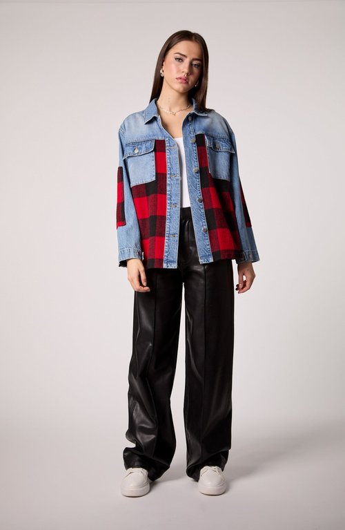 Blue Revival Your Ex Boyfriends Shacket In Blue