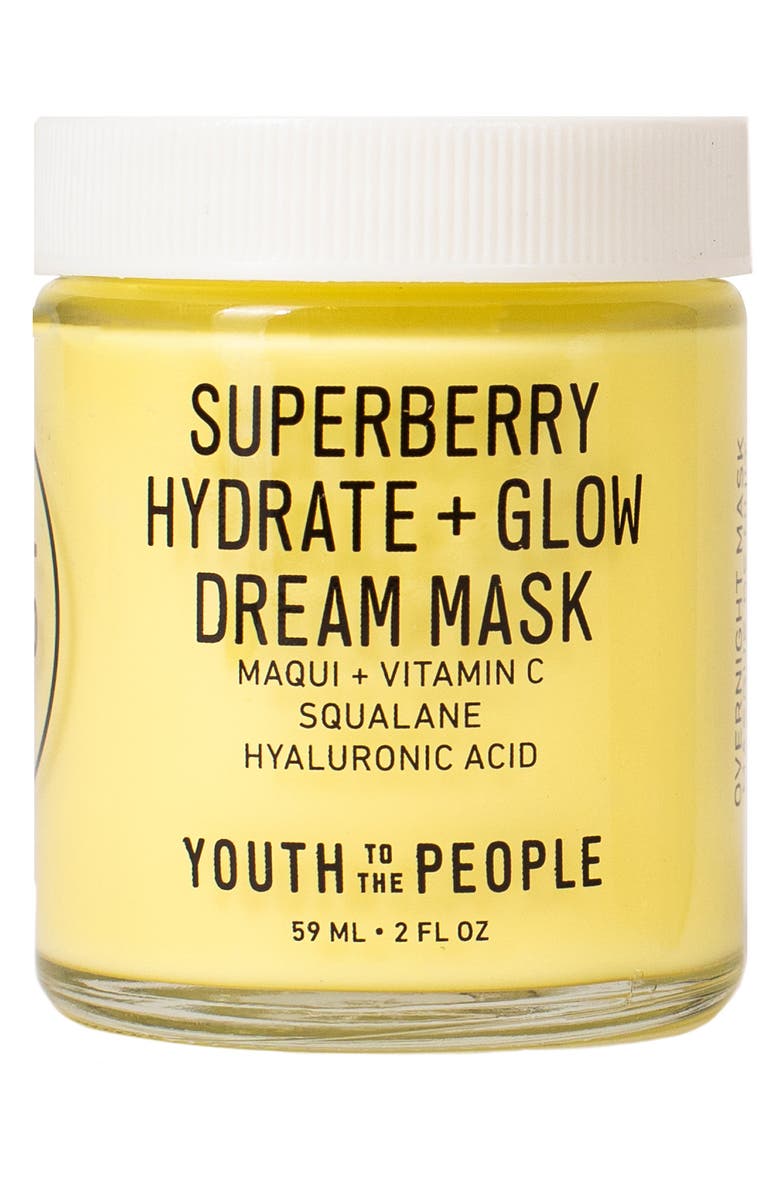 Youth to the People Superberry Hydrate + Glow Dream Overnight Face Mask, Main, color, 