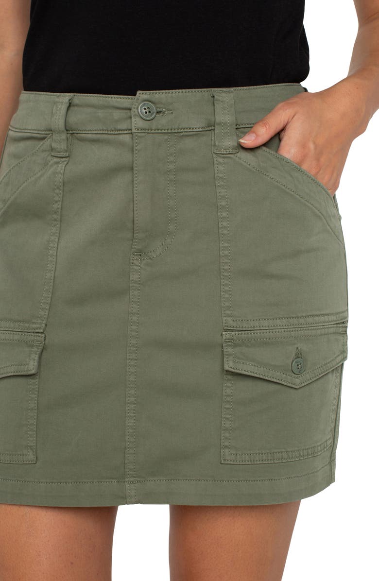 Liverpool Los Angeles Stretch Cargo Skort, Alternate, color,