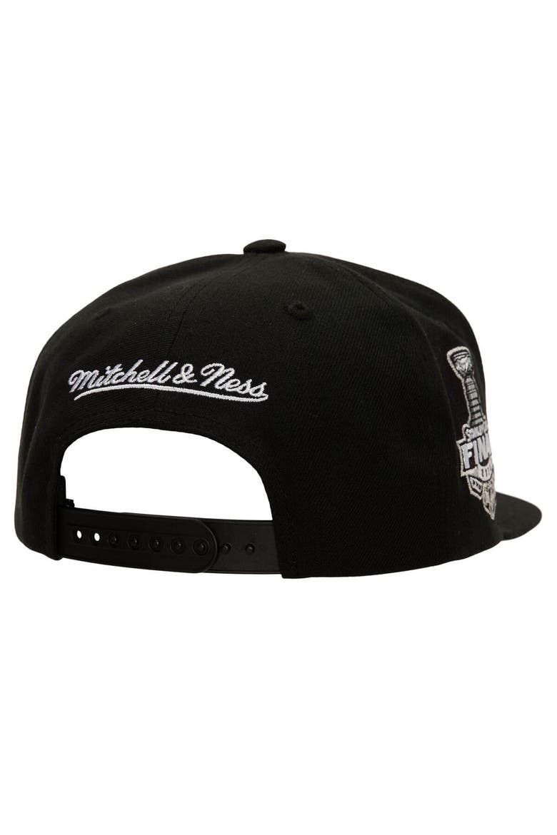 Men's Mitchell & Ness Black Washington Capitals Core Top Spot Snapback Hat, Alternate, color, Black