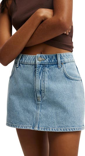 Women's Mini Denim Skort